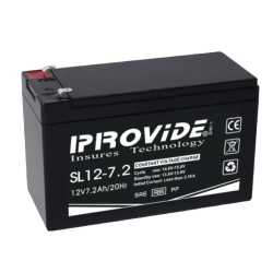 PROVIDE - BATTERY 12V 7.2AH PROVIDE - BATTERY 12V 7.2AH