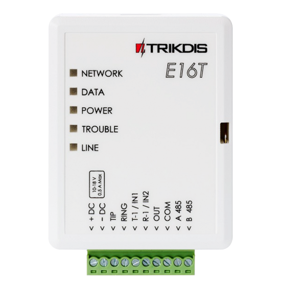 TRIKDIS - TRIKDIS - E16Τ TRIKDIS - TRIKDIS - E16Τ