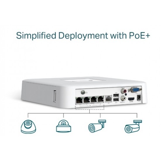 TP-LINK VIGI - NVR1104H-4P TP-LINK VIGI - NVR1104H-4P