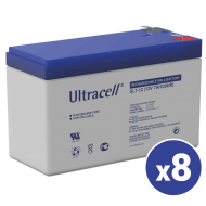 ULTRACELL - 8άδα Μπαταρίες 12V 7Ah