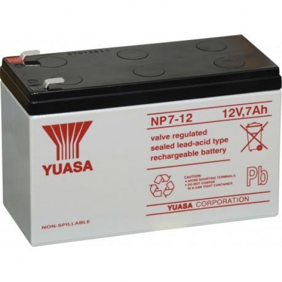 YUASA - BATTERY 12V 7AH YUASA - BATTERY 12V 7AH
