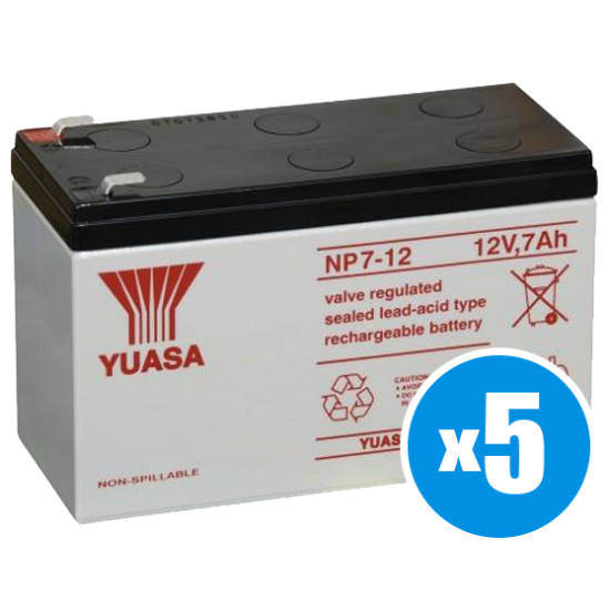 YUASA - 5άδα Μπαταρίες 12V 7Ah YUASA - 5άδα Μπαταρίες 12V 7Ah